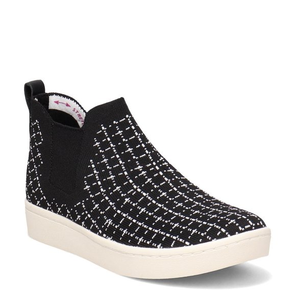Skechers Shoes - SKECHERS Arch Support Fit Cup slip on stretch shoes sneakers black white womens